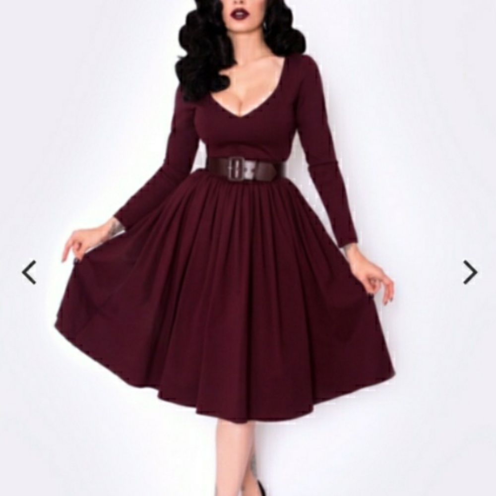 La femme en noir Marilyn swing